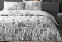 Комплект постельного белья TAC Alvy CK / 60300069 (V01-серый) - 