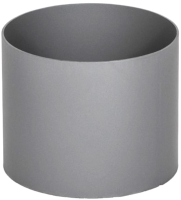 Гильза дымохода КПД С к/о 2мм ф150  (серый) - 