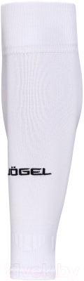 Гетры футбольные Jogel Match Footless Socks (Р-р 43-45, белый)