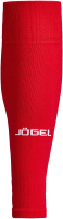 Гетры футбольные Jogel Match Footless Socks (Р-р 43-45, красный) - 