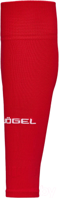 Гетры футбольные Jogel Match Footless Socks (Р-р 43-45, красный)