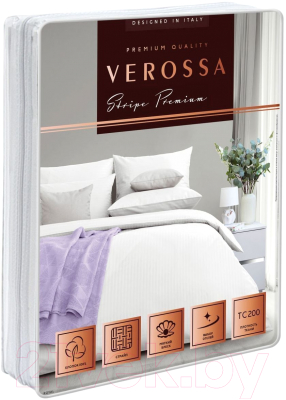 Комплект постельного белья Нордтекс Verossa Stripe 1.5сп Royal VRT 1565 00бел ST13 23