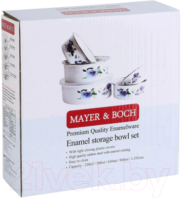 Набор мисок Mayer&Boch Розы 23642