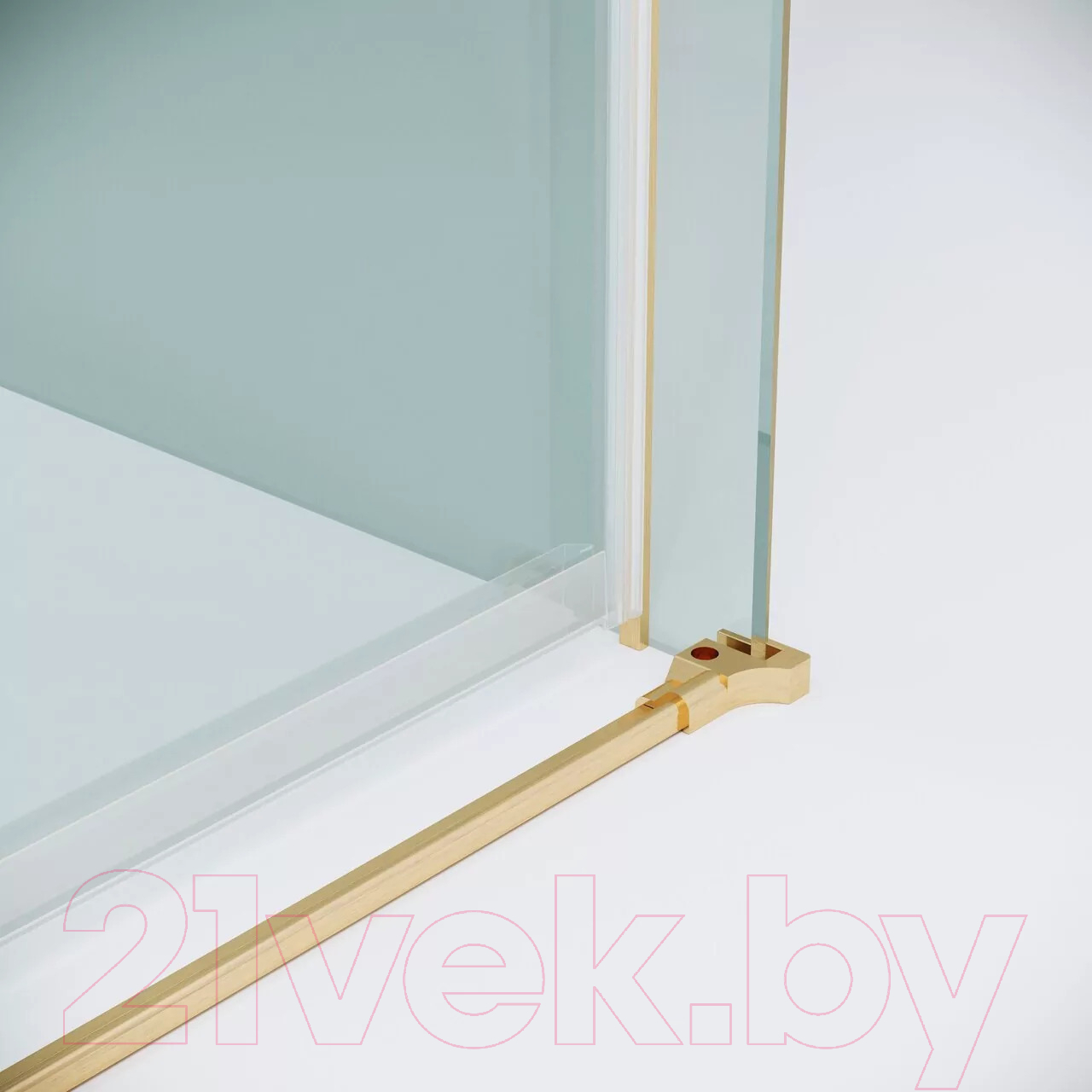 Душевой уголок Grossman Classic 110x90x195 / 120.K33.04.1190.32.00 (золото сатин/прозрачное стекло) — фото 4