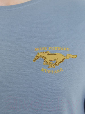 Комплект домашней одежды Mark Formelle 591038 (р.108-98-182/188, серо-голубой/лошади на серо-голубом)