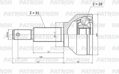 

ШРУС, PCV2179
