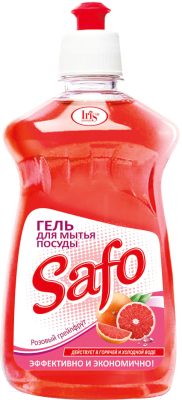Средство для мытья посуды Iris Cosmetic Safo Розовый грейпфрут (500мл)