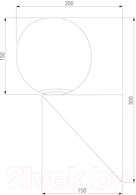 Бра уличное Elektrostandard Gravity 35003/U (серый)