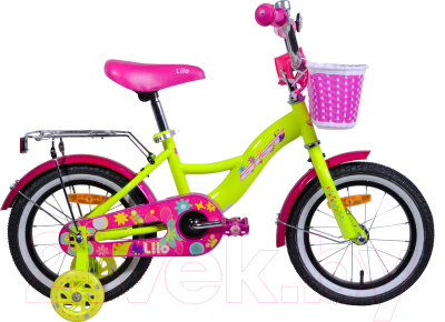 Детский велосипед AIST Lilo 14 2024 (14, желтый)