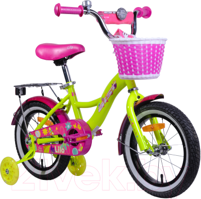 Детский велосипед AIST Lilo 14 2024 (14, желтый)