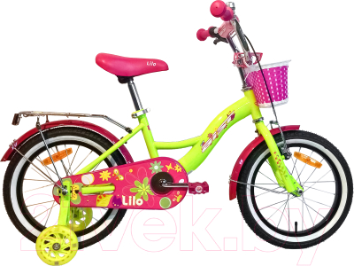 Детский велосипед AIST Lilo 16 2024 (16, желтый)