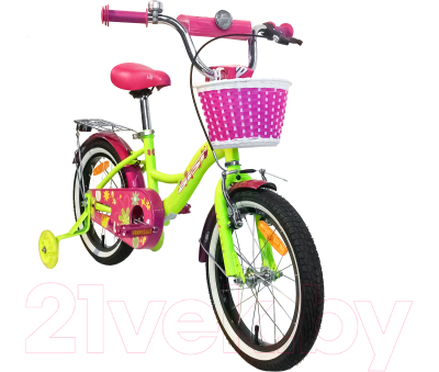 Детский велосипед AIST Lilo 16 2024 (16, желтый)