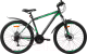 Велосипед AIST Quest Disc 26 2024 (18, серый/зеленый) - 