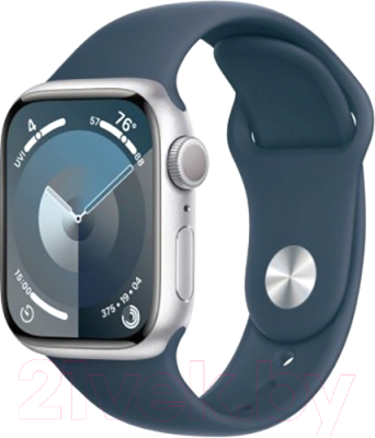 Умные часы Apple Watch Series 9 GPS MR913LL/A (серебристый)