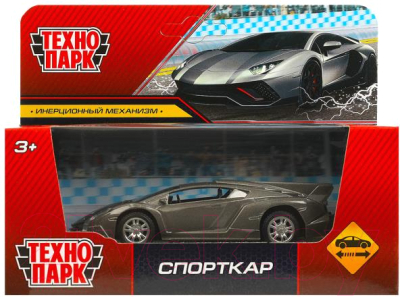 Автомобиль игрушечный Технопарк Спорткар / 2108C169-R 