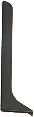 Заглушка для плинтуса Русский Профиль SSZ-60мм (черный, левый)