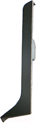 Заглушка для плинтуса Русский Профиль SSZ-80мм (черный, правый)