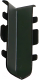 Уголок для плинтуса Русский Профиль SSZ-80мм (внутренний, черный) - 