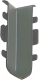 Уголок для плинтуса Русский Профиль SSZ-80мм (внутренний, серебристый) - 