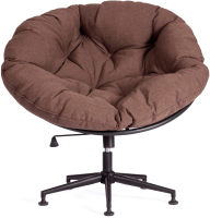 Кресло офисное Tetchair Cloude (рогожка коричневый) - 
