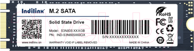 SSD диск Indilinx M.2 2280 SATAIII 256GB (IND-S3N80S256GX)