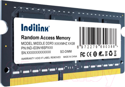 Оперативная память DDR3 Indilinx IND-ID3N16SP04X