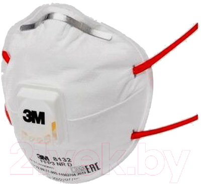 3M 8132 (с клапаном выдоха) Респиратор купить в Минске, Гомеле ...