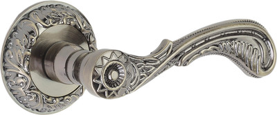 Ручка дверная Аллюр Арт Хема AB К3500 (старая бронза) -