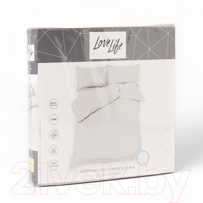 Изображение товара Комплект постельного белья Love Life Silver garden Евро / 10366256