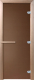 Стеклянная дверь для бани/сауны Doorwood Теплая ночь 180x60 / DW01996 (коробка хвоя) - 