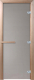 Стеклянная дверь для бани/сауны Doorwood Теплое утро 170х70 / DW02438 (сатин, коробка хвоя) - 