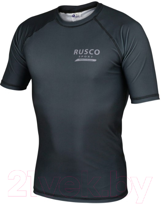 Футболка для единоборств RuscoSport Only Black детский (S)
