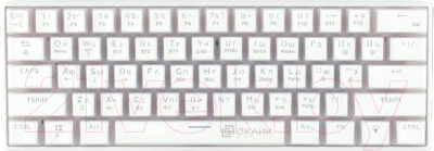 Клавиатура Oklick K763W (белый)