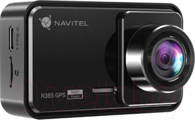 Автомобильный видеорегистратор Navitel R385 GPS (черный)