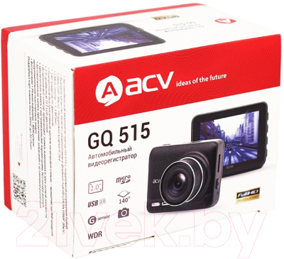 Автомобильный видеорегистратор ACV GQ515 (черный)