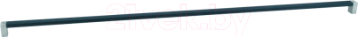Ручка для мебели AQ Fusion 02.0145 (черный/сталь матовый)
