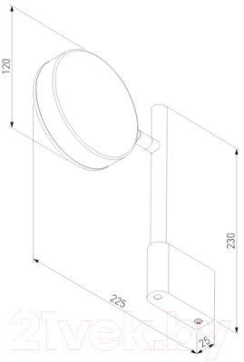 Бра Elektrostandard Tobi 40129 LED 4000K (черный)