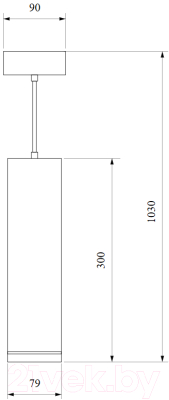 Потолочный светильник Elektrostandard DLR023 12W 3000K (черный матовый)