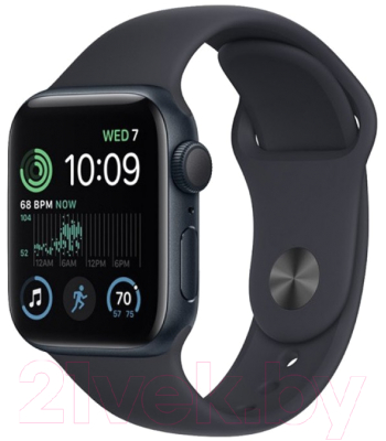 Умные часы Apple Watch SE 2 GPS 40mm (полуночный, ремешок S/M)
