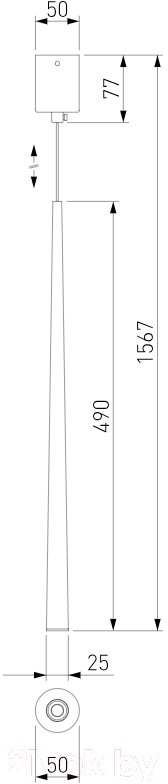 Потолочный светильник Elektrostandard 50257 LED 3W 4000K (белый матовый) — фото 4
