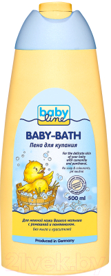 Пена для ванны детская Babyline Baby Bath Foam 208036 (500мл)