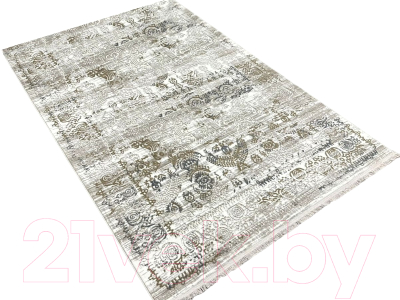 Ковер Radjab Carpet Валенсия Прямоугольник S026A / 10580RK (2.4x3.4, Cream/Vizon)