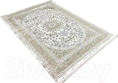 Ковер Radjab Carpet Валенсия Прямоугольник S022A / 10593RK (1.2x1.8, Cream/Vizon)