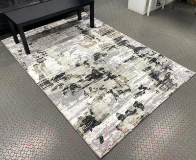 Ковер Radjab Carpet Виста Прямоугольник V501A / 10844RK (2x4, Cream/Light Grey)