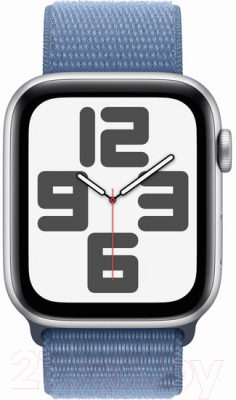 Умные часы Apple Watch SE 2 GPS 44mm (серебристый, плетеный ремешок)