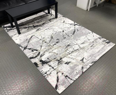 Ковер Radjab Carpet Виста Прямоугольник V504A / 10854RK (2x4, Cream/Light Grey)