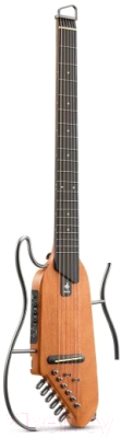 Электроакустическая гитара Donner HUSH-1 (черный, с чехлом и наушниками)