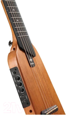 Электроакустическая гитара Donner HUSH-1 (черный, с чехлом и наушниками)