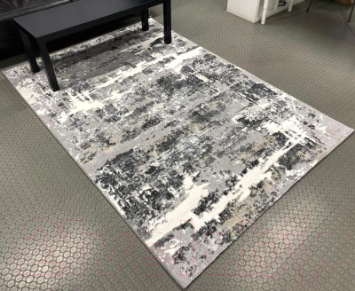 Коврик Radjab Carpet Виста Прямоугольник V514A / 10880RK (0.8x1.5, Cream/Light Grey)