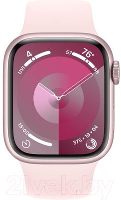 Умные часы Apple Watch Series 9 GPS 41mm (розовый, ремешок S/M)